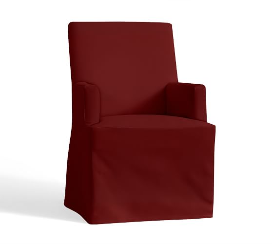 Pb Comfort Square Dining Chair Cover Pottery Barn