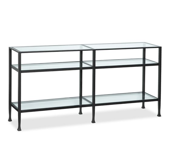 Tanner Metal Gl Long Console Table Matte Iron Bronze Tanner Metal Gl Long Console Table Matte Iron Bronze