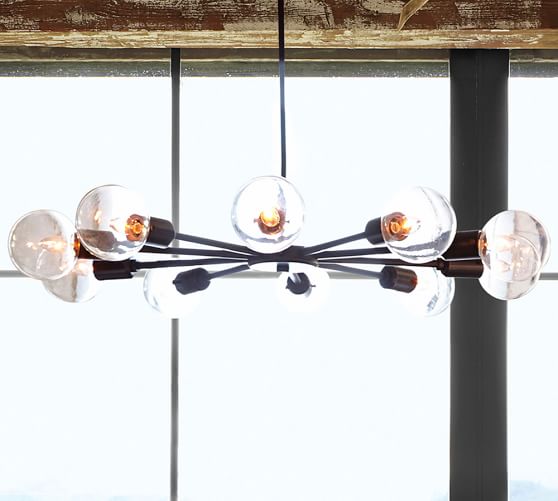 Mid Century Orb Chandelier