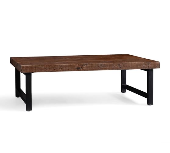 Griffin Reclaimed Wood Rectangular Grand Coffee Table 42