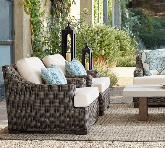 1 Outdoor Patio Wicker Settee Tampa 20 5 X 42 X 5 New