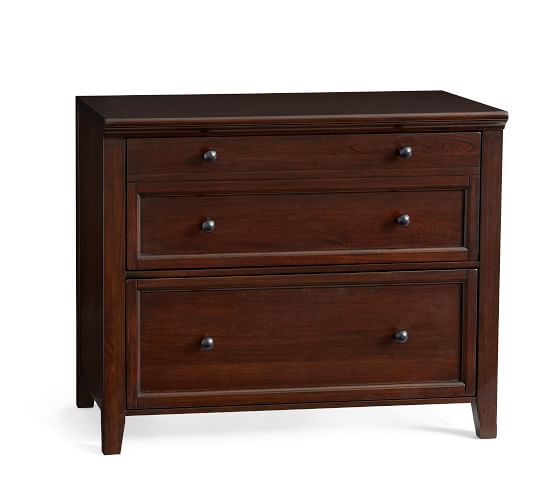 Hudson Double 3 Drawer Lateral File Cabinet Pottery Barn