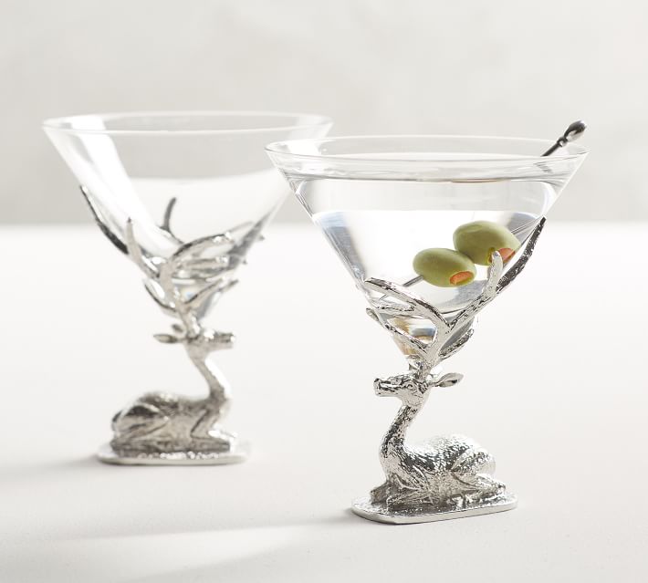 Stag Martini Glass