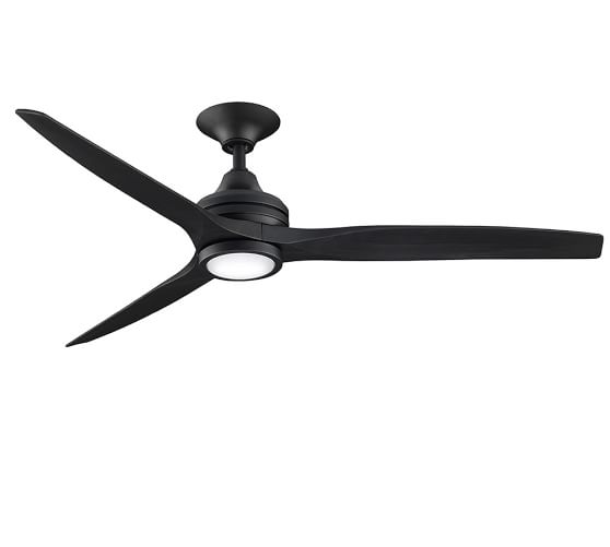 60 Spitfire Indoor Outdoor Ceiling Fan Black Pottery Barn