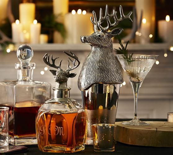 Stag Cocktail Shaker Bar Accessories Pottery Barn