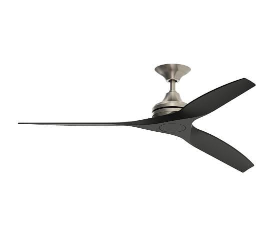 60 Spitfire Indoor Outdoor Ceiling Fan Brushed Nickel