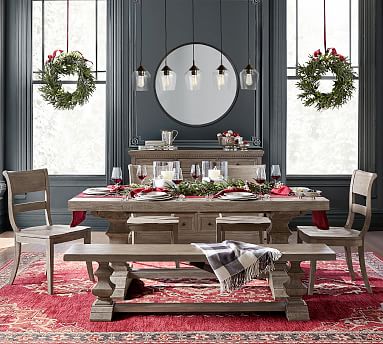 Banks Extending Dining Table Gray Wash