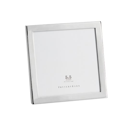 Personalized Modern Silver Plated Frames Pottery Barn