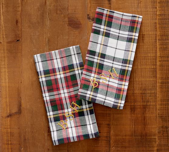 Denver Plaid Napkins Set Of 4 Pottery Barn