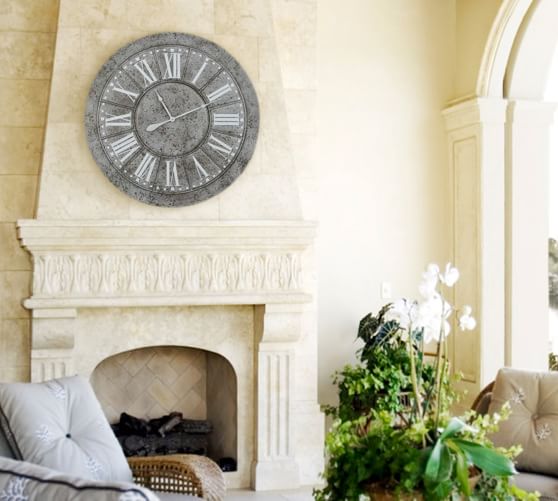 Pierson Oversized Wall Clock Pottery Barn