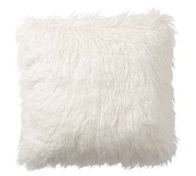 Faux Fur Mongolian Pillow Covers Pottery Barn