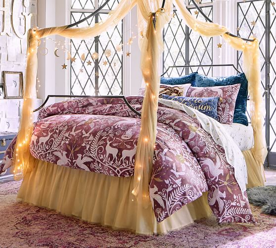 Harry Potter Patronus Damask Percale Duvet Cover Sham Pottery