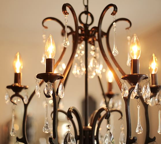 Celeste Crystal Chandelier Pottery Barn