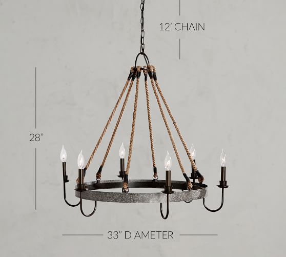 Napa Wine Barrel Chandelier