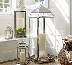 Lanterns Outdoor Decorative Candle Lanterns Pottery Barn