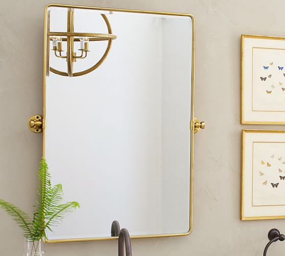 Vintage Pivot Wall Mirror Pottery Barn