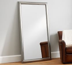 Silver Beaded Wall Mirror Pottery Barn