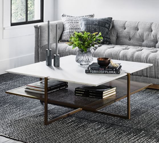 Hyla Marble Coffee Table Pottery Barn Hyla Marble Coffee Table Pottery Barn