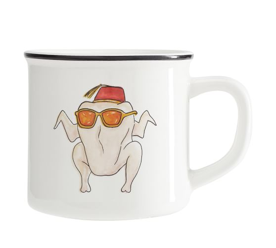 Friends Thanksgiving Turkey Mug Pottery Barn