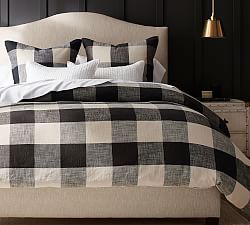 Blue Gingham Duvet Cover Pottery Barn