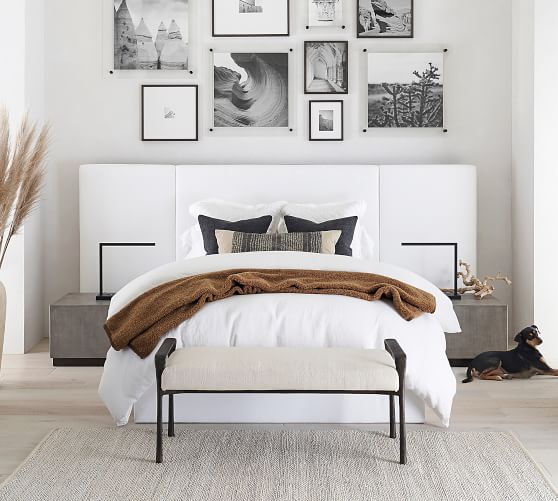 Sorento Upholstered Bed Pottery Barn