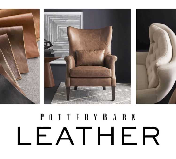Turner Roll Arm Leather Sofa Pottery Barn