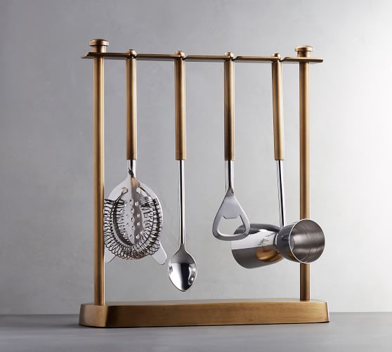 Bleecker Hanging Bar Tool Set Pottery Barn