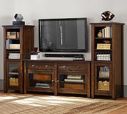 Rhys Media Console Towers Pottery Barn