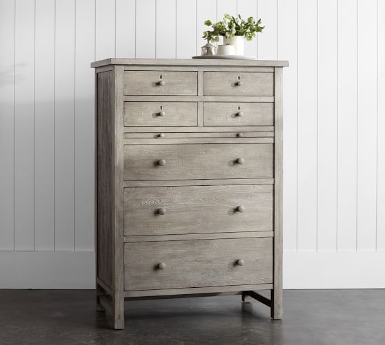 Farmhouse 7 Drawer Tall Dresser Pottery Barn