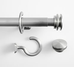 Window Hardware Curtain Rods Rings Finials Pottery Barn