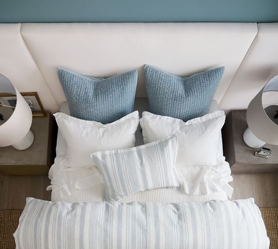 Sorento Upholstered Bed Pottery Barn