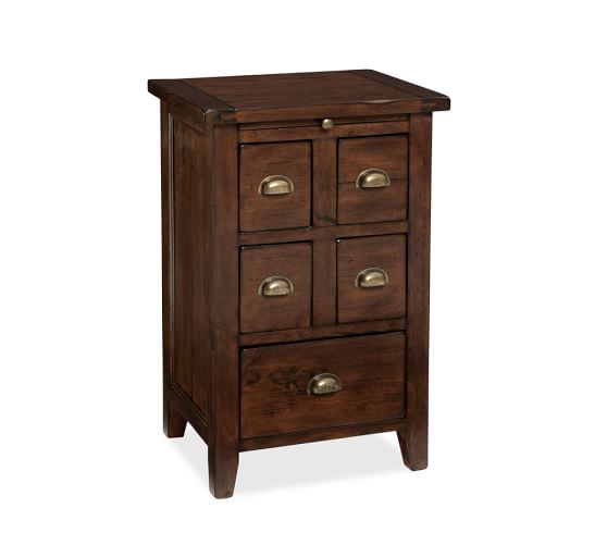 Camden Reclaimed Wood Side Table Pottery Barn