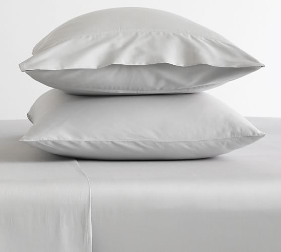 Pb Essential 300 Thread Count Sateen Pillowcases Pottery Barn