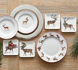 Reindeer Dishes Pottery Barn