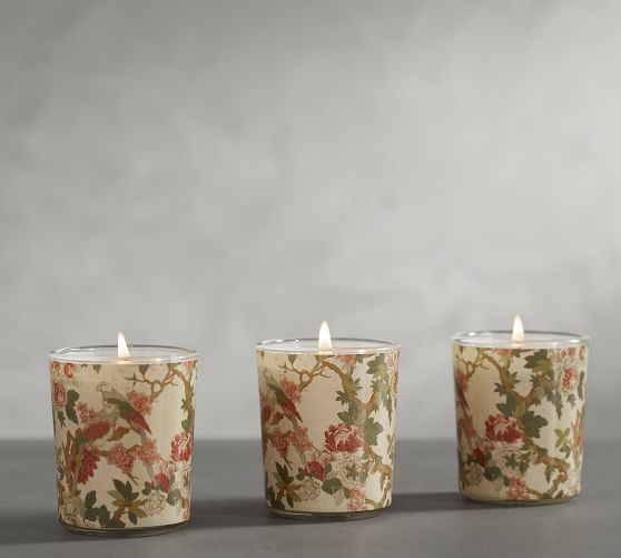 Homescent Votive French Peony Set Of 3 Pottery Barn