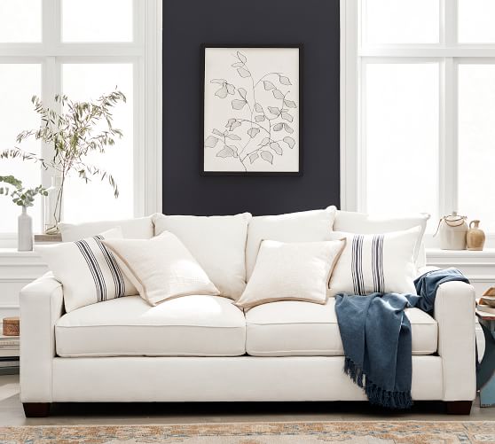 Square Arm Grand Sofa 87 Pb Comfort Sofas Sectionals Pottery Barn Square Arm Grand Sofa 87 Pb Comfort