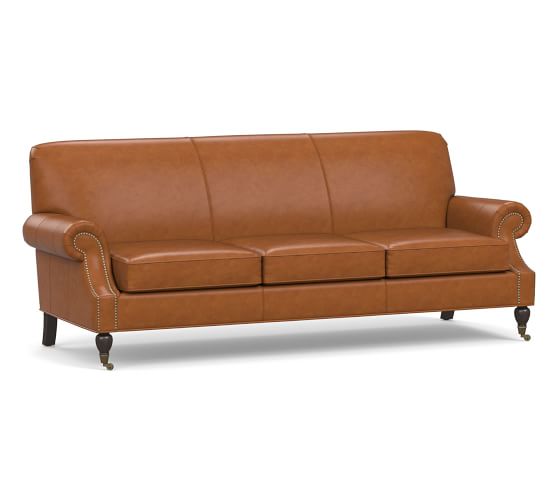Brooklyn Leather Sofa | Pottery Barn