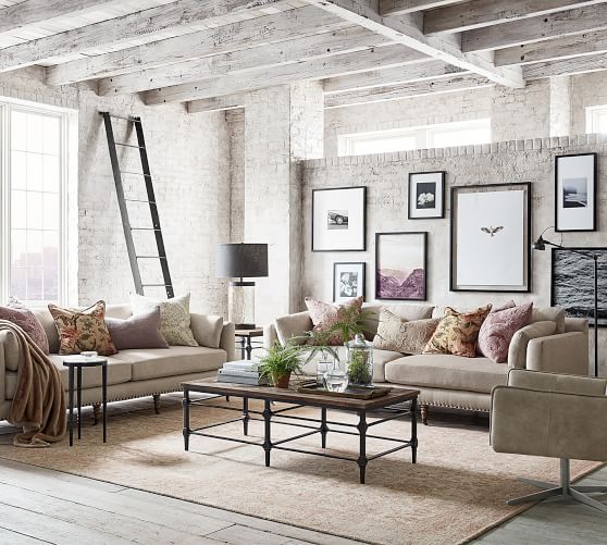 Tallulah Fabric Sofa Pottery Barn