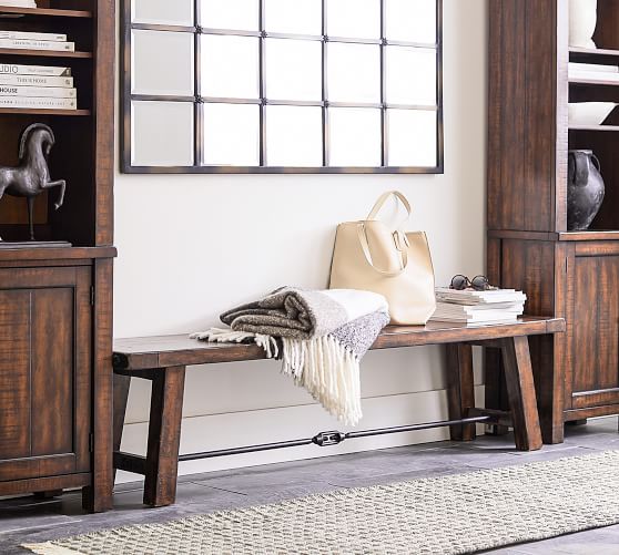 Benchwright Dining Bench Pottery Barn