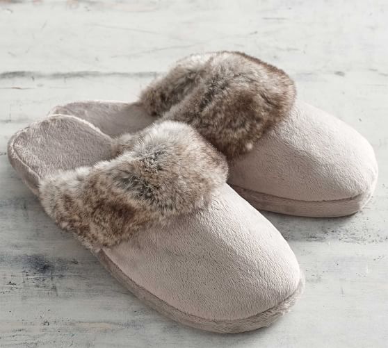 Faux Fur Slippers