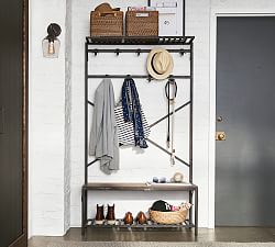 Small Entryway Furniture Mudroom Furniture Pottery Barn