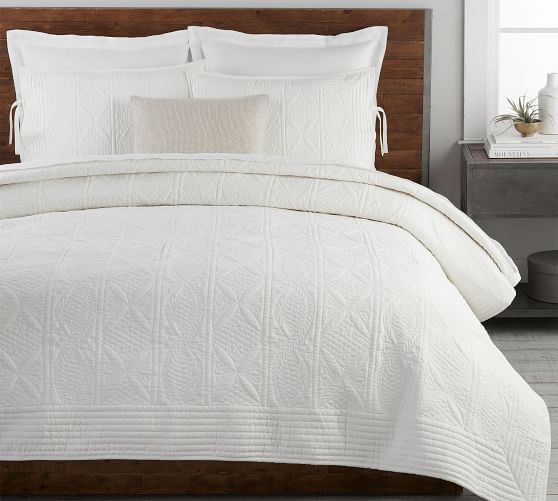 White Hanna Quilt Pottery Barn