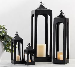 Lanterns Outdoor Decorative Candle Lanterns Pottery Barn