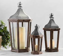 Lanterns Outdoor Decorative Candle Lanterns Pottery Barn