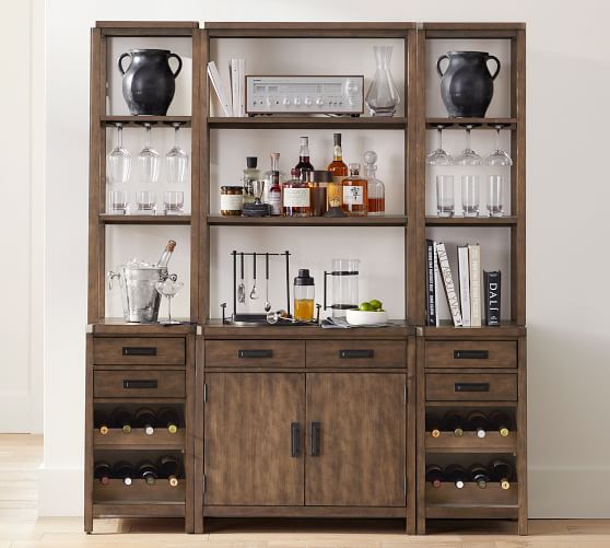 Mateo Modular Bar Tower Pottery Barn