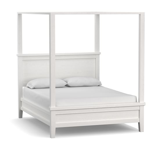Farmhouse Canopy Bed Wooden Beds Pottery Barn