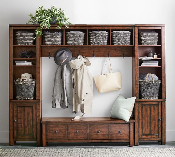Benchwright Entryway Storage Tower Pottery Barn