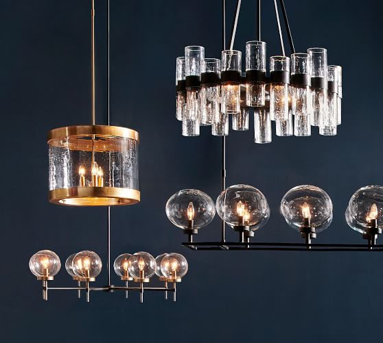 Camryn Round Glass Chandelier | Pottery Barn
