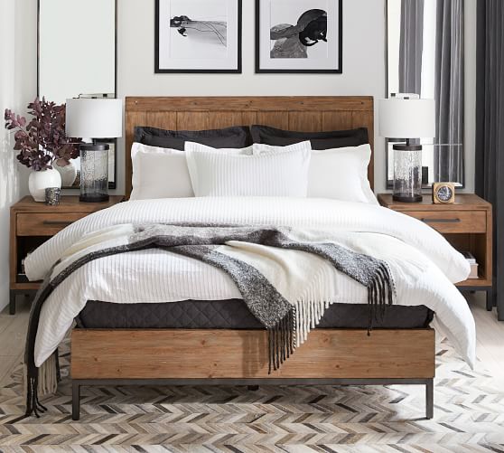 Malcolm Platform Bed Pottery Barn