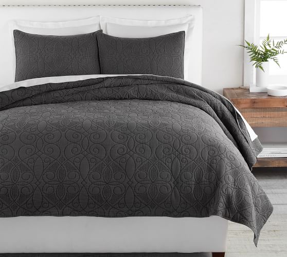 Washed Cotton Quilt & Sham Pottery Barn